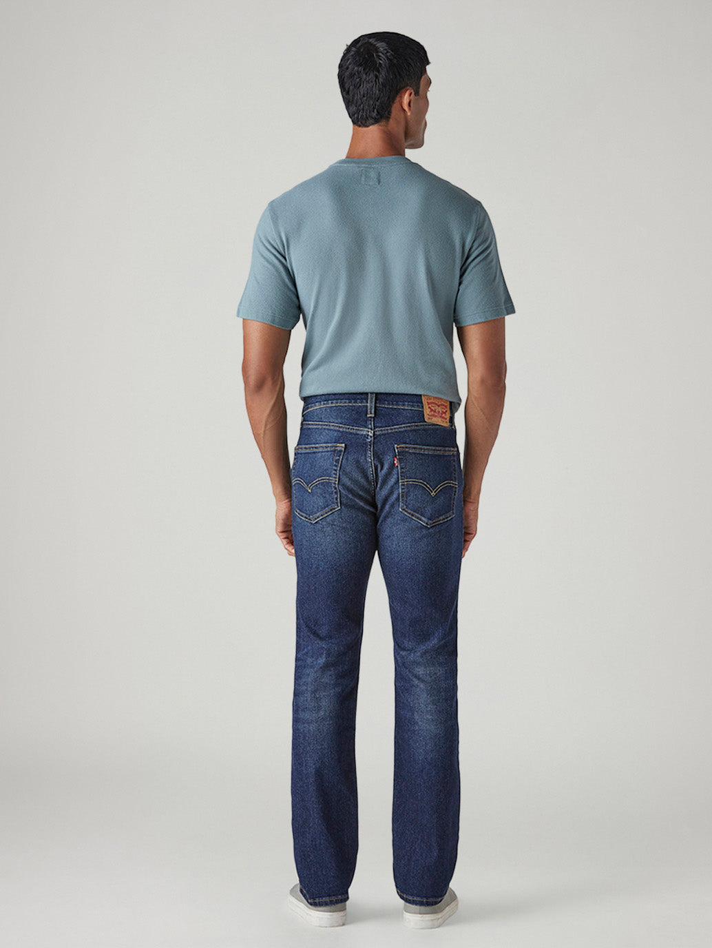 Men's 512 Dark Indigo Slim Tapered Fit Mid Rise Kooltex Jeans - Back View