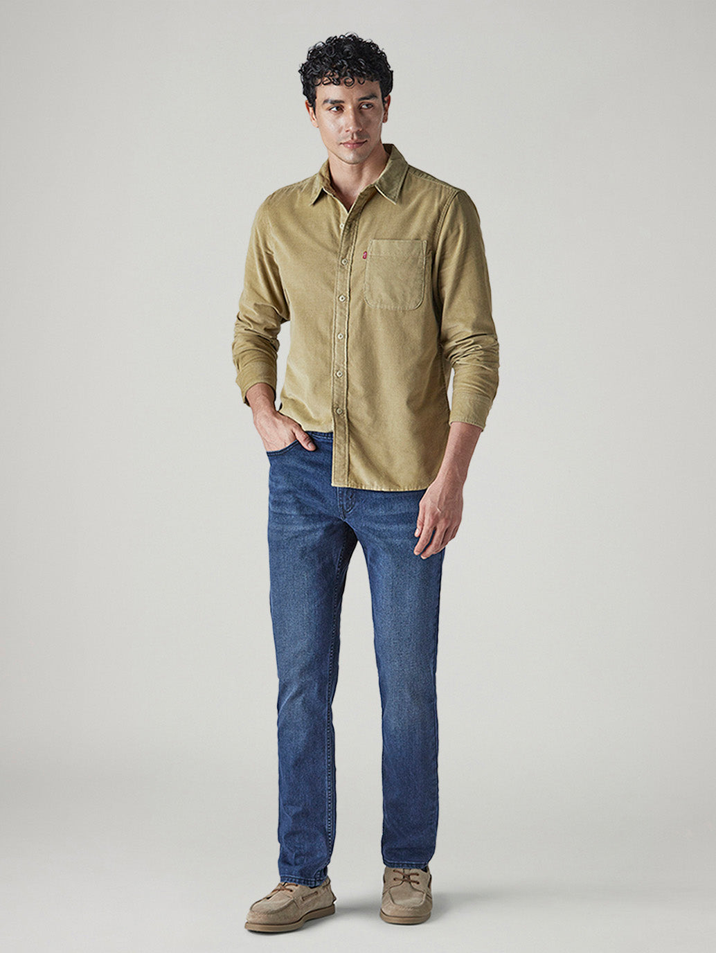 Men's 505 Indigo Straight Fit Mid Rise Jeans