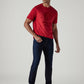Men's 505 Dark Indigo Straight Fit Mid Rise Jeans - Styleshot View