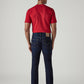 Men's 505 Dark Indigo Straight Fit Mid Rise Jeans - Back View