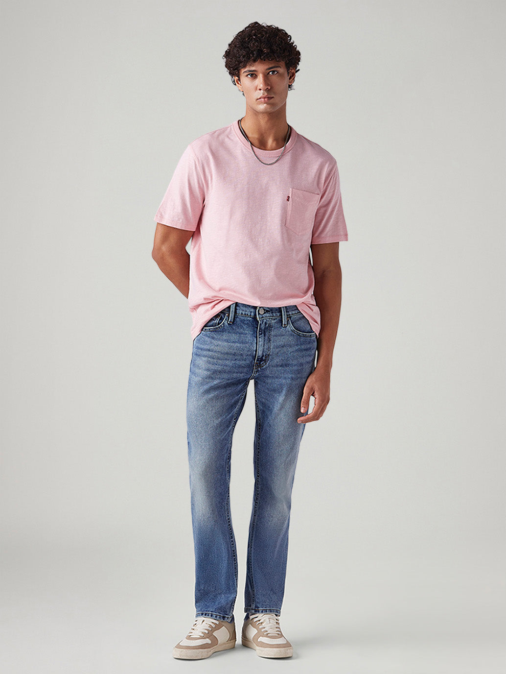 Men's 511 Blue Slim Fit Mid Rise Jeans