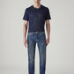 Men's 511 Blue Slim Fit Mid Rise Jeans - Front View