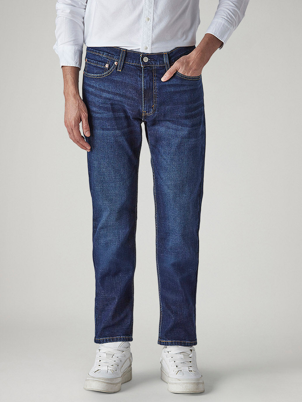 Men's 511 Dark Indigo Slim Fit Mid Rise Jeans - Front View