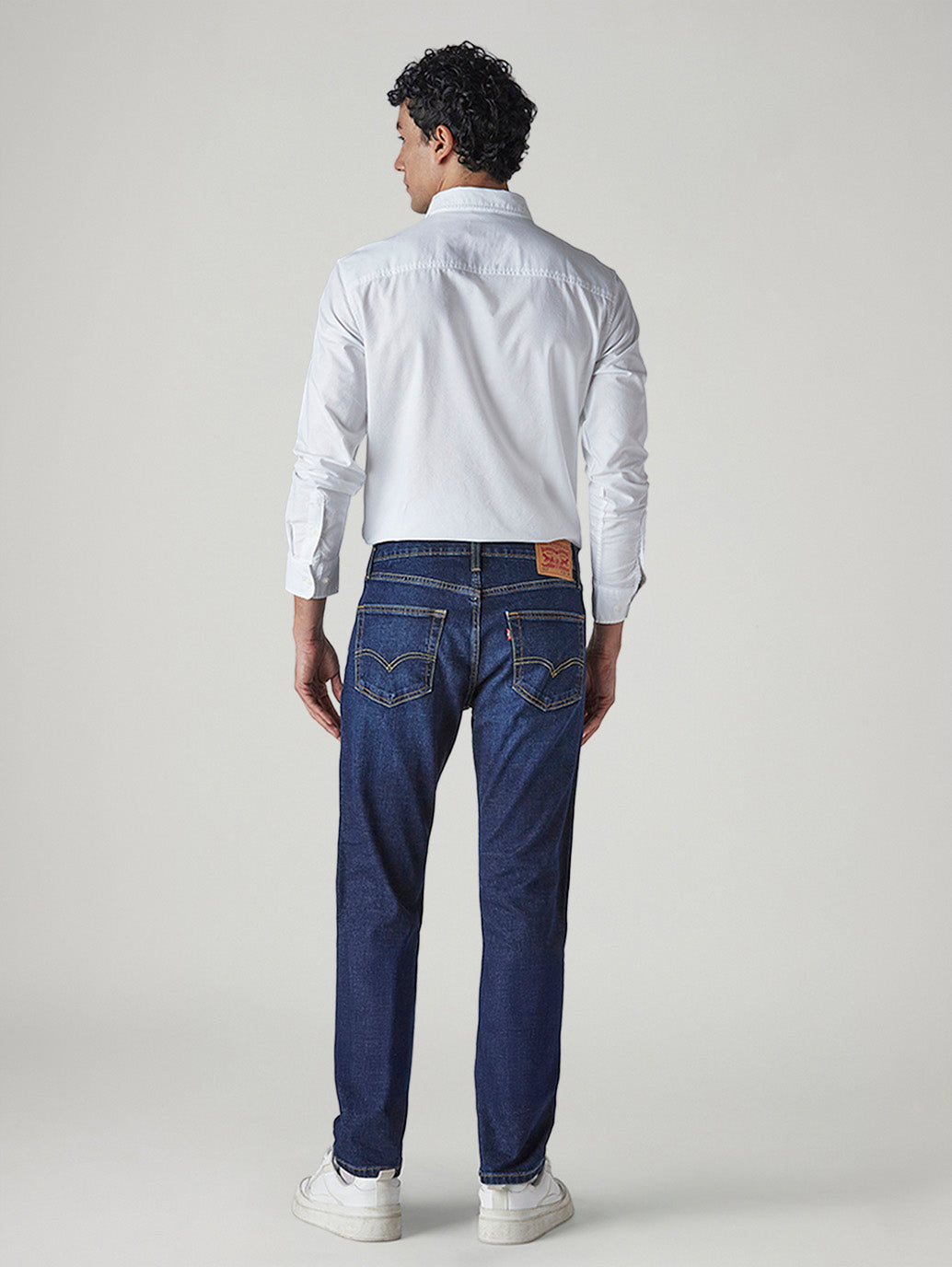 Men's 511 Dark Indigo Slim Fit Mid Rise Jeans - Back View