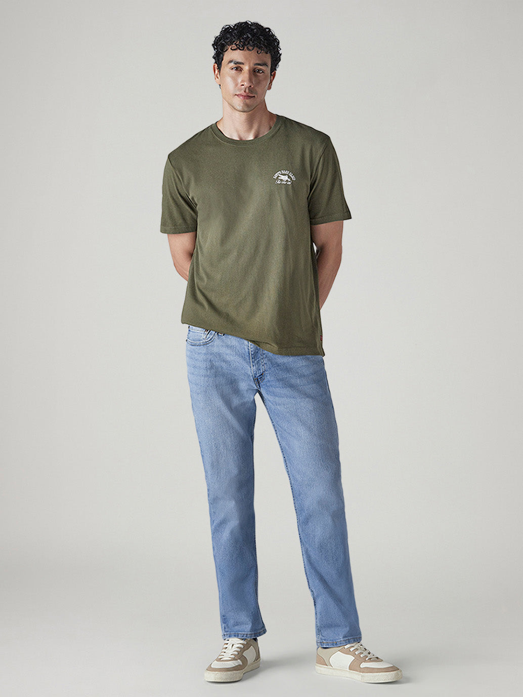 Men's 511 Light Indigo Slim Fit Mid Rise Jeans - Front View