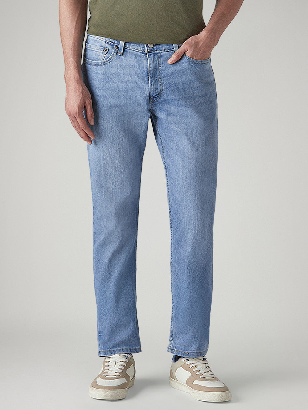 Men's 511 Light Indigo Slim Fit Mid Rise Jeans - Front View