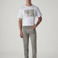 Men's 511 Grey Slim Fit Mid Rise Overdyed Jeans - Front View