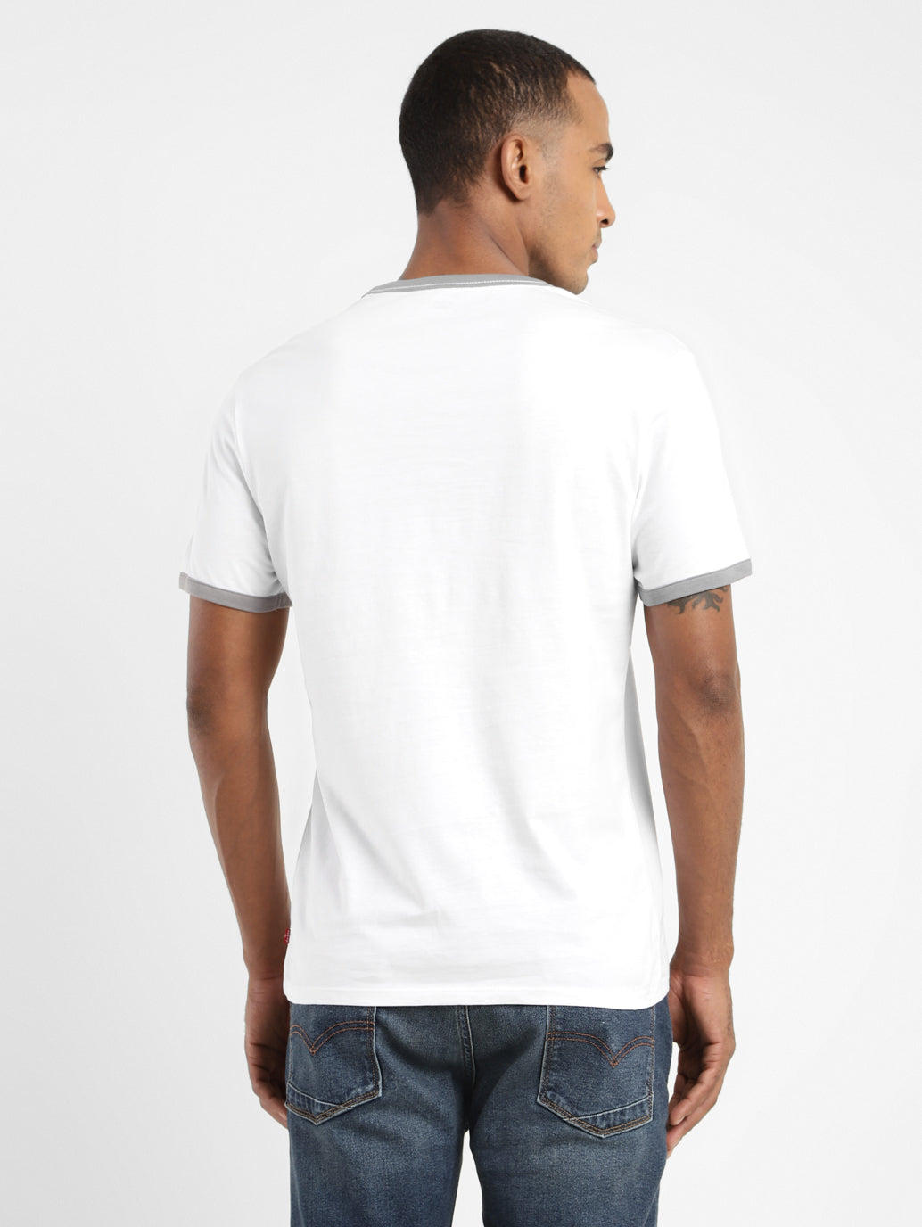 Men's Brand Logo Slim Fit T-shirt