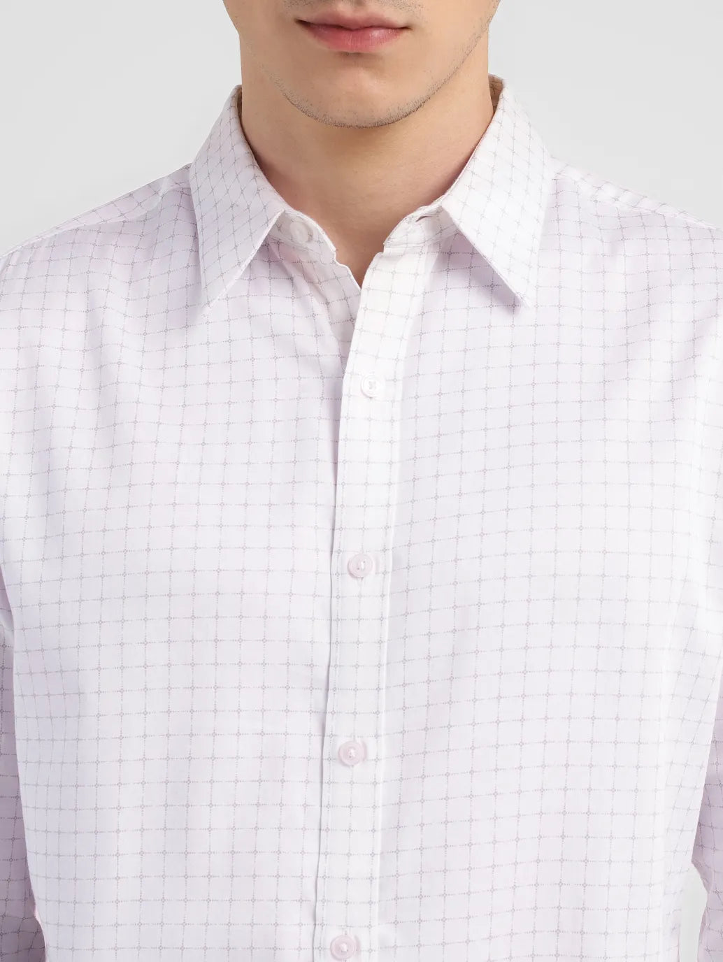 Men's Checkered Slim Fit Shirt