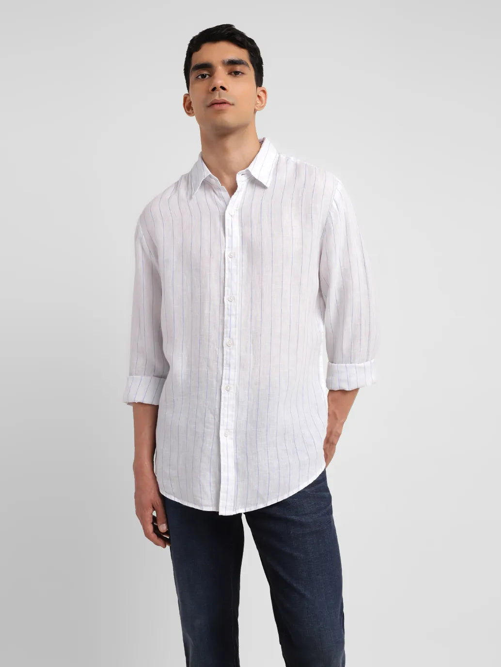 Men's Striped Slim Fit Shirt