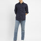 Men's Redloop Solid Slim Fit Shirt - Front View
