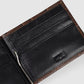 Men's Brown Textured Card Holder - 1ab35ffb-5368-404f-a8c3-7d3bc35f07111742210066501-Men-Brown--Black-textured-Leather-Cardholder-167174221006608-5 View