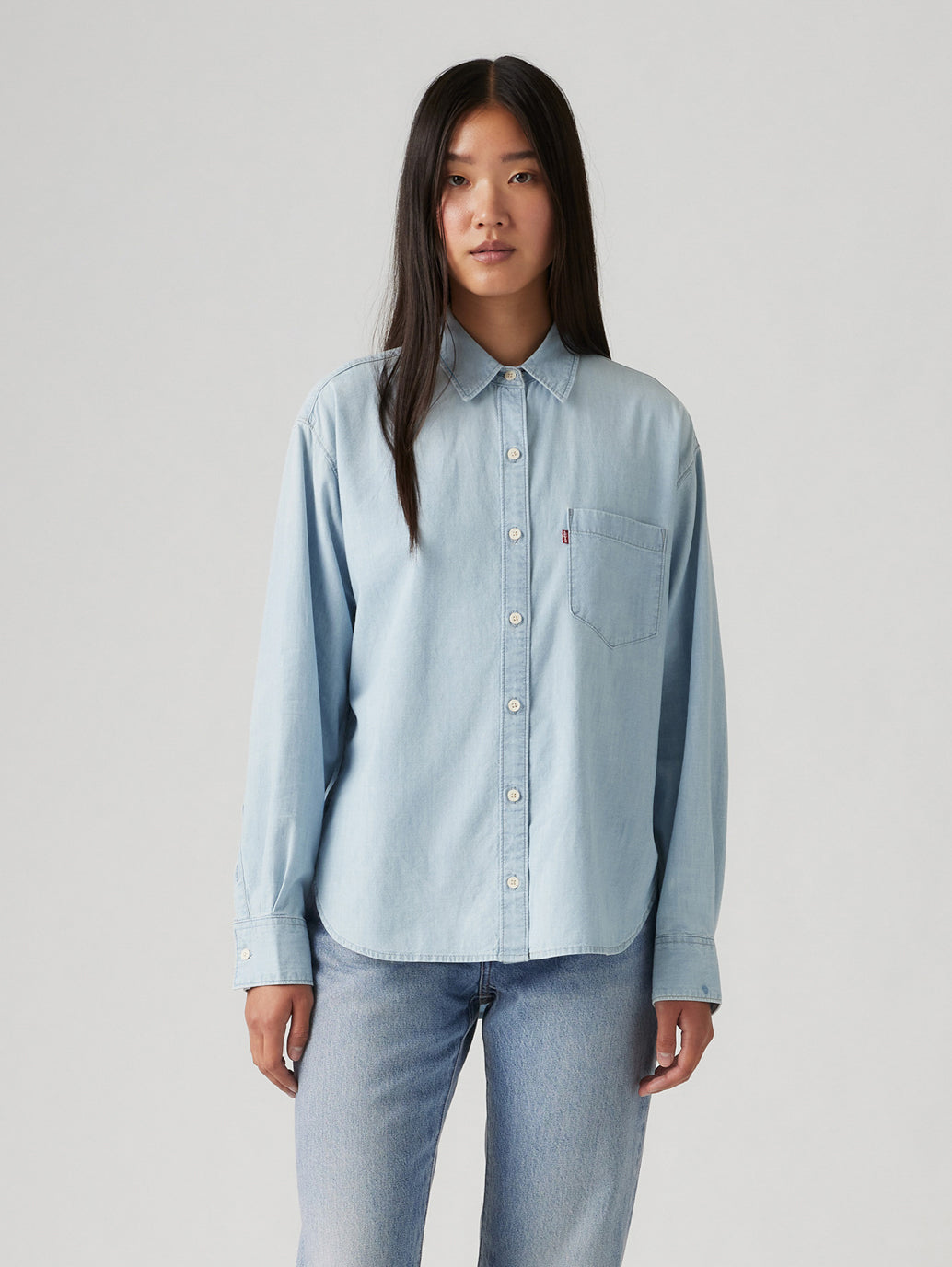 Women's Solid Relaxed Fit Shirt