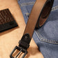 Men's Brown Solid Belt - 1c5c1daf-4113-4c85-b8c5-a8e6683c3be81744113343220-Levis-Men-Leather-Belt-9691744113342940-1 View
