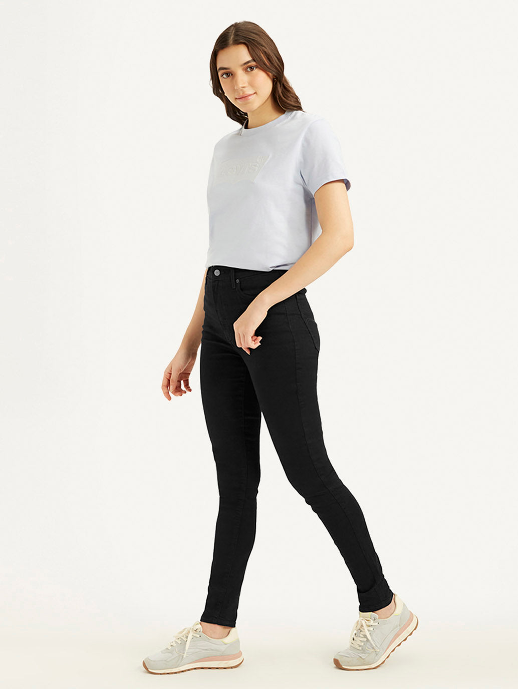 Women's Black Mile High Skinny Fit High Rise Jeans - 1d98516ce3b35a067084a2c9ce0be9de View