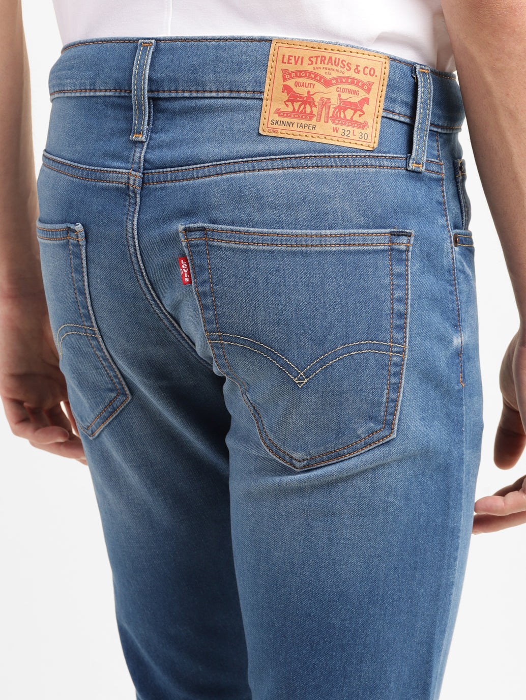 Men's Mid Indigo Skinny Taper Jeans – Levis India Store