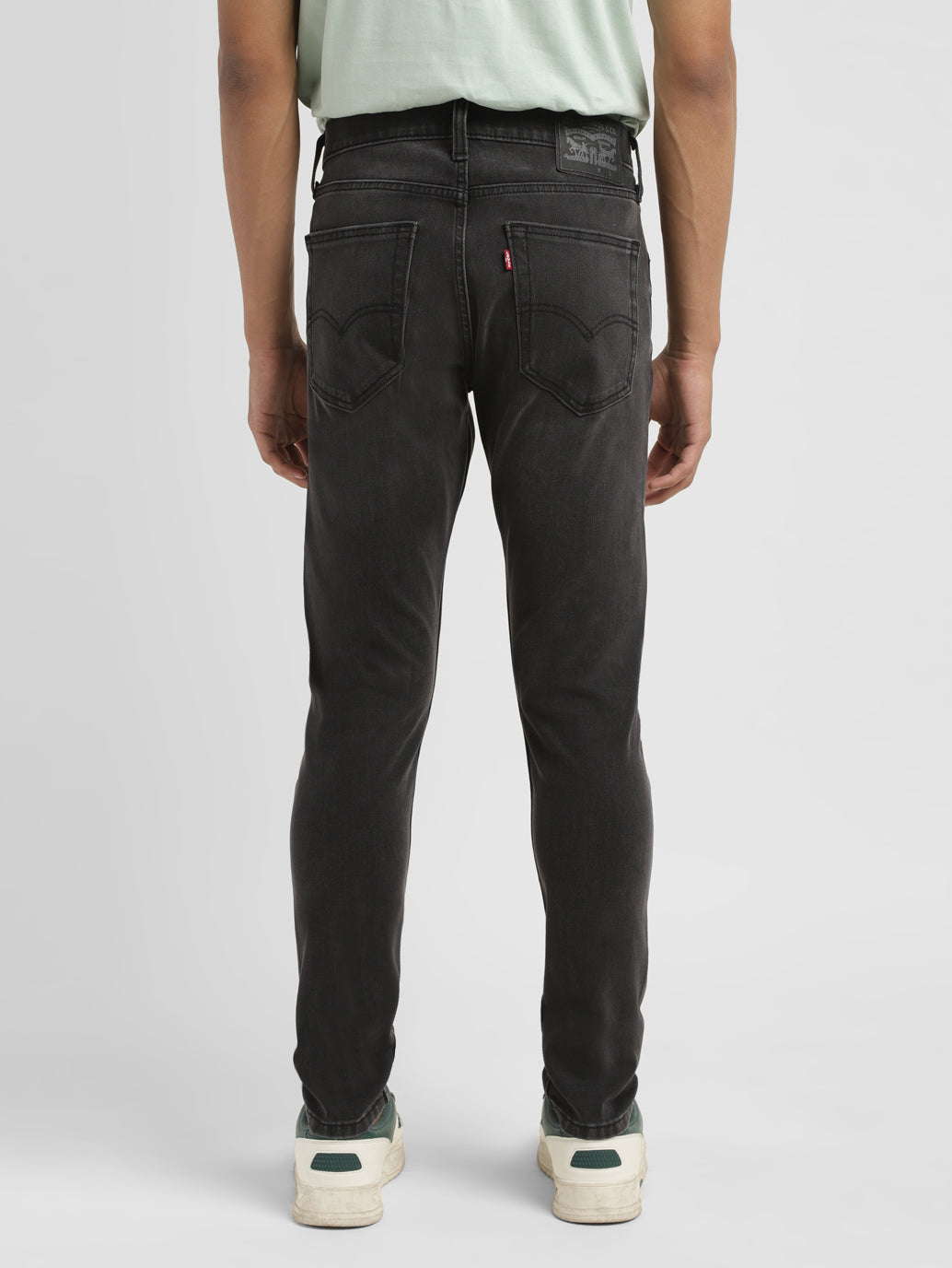 Men's Charcoal Skinny Taper Jeans
