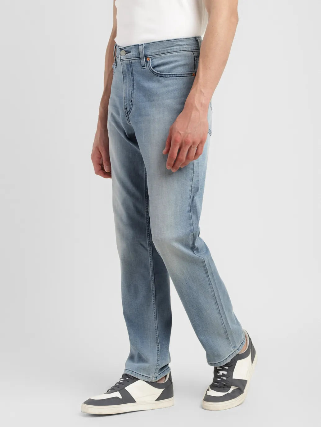 Men's Light Indigo Skinny Taper Jeans
