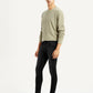 Men's Black Skinny Tapered Fit Mid Rise Jeans - Side View
