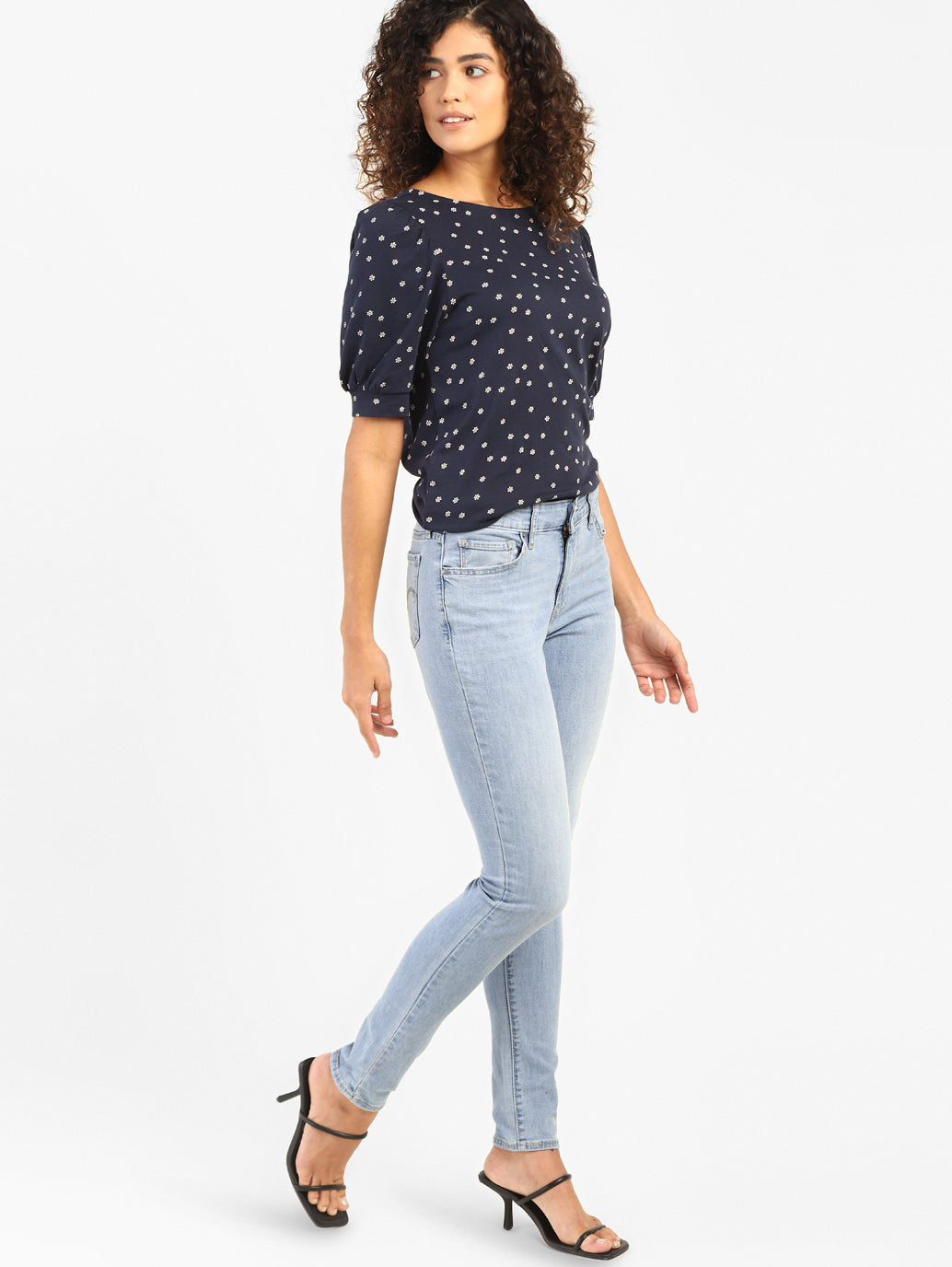 Women's Mid Rise 711 Skinny Fit Jeans