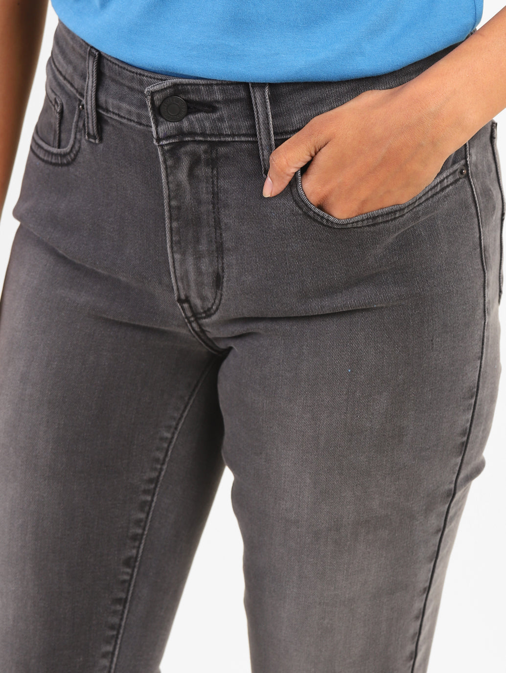Women's 711 Grey Skinny Fit Mid Rise Jeans - 6e89f8dd-d719-4616-b6de-f9a7a36a3a29 View