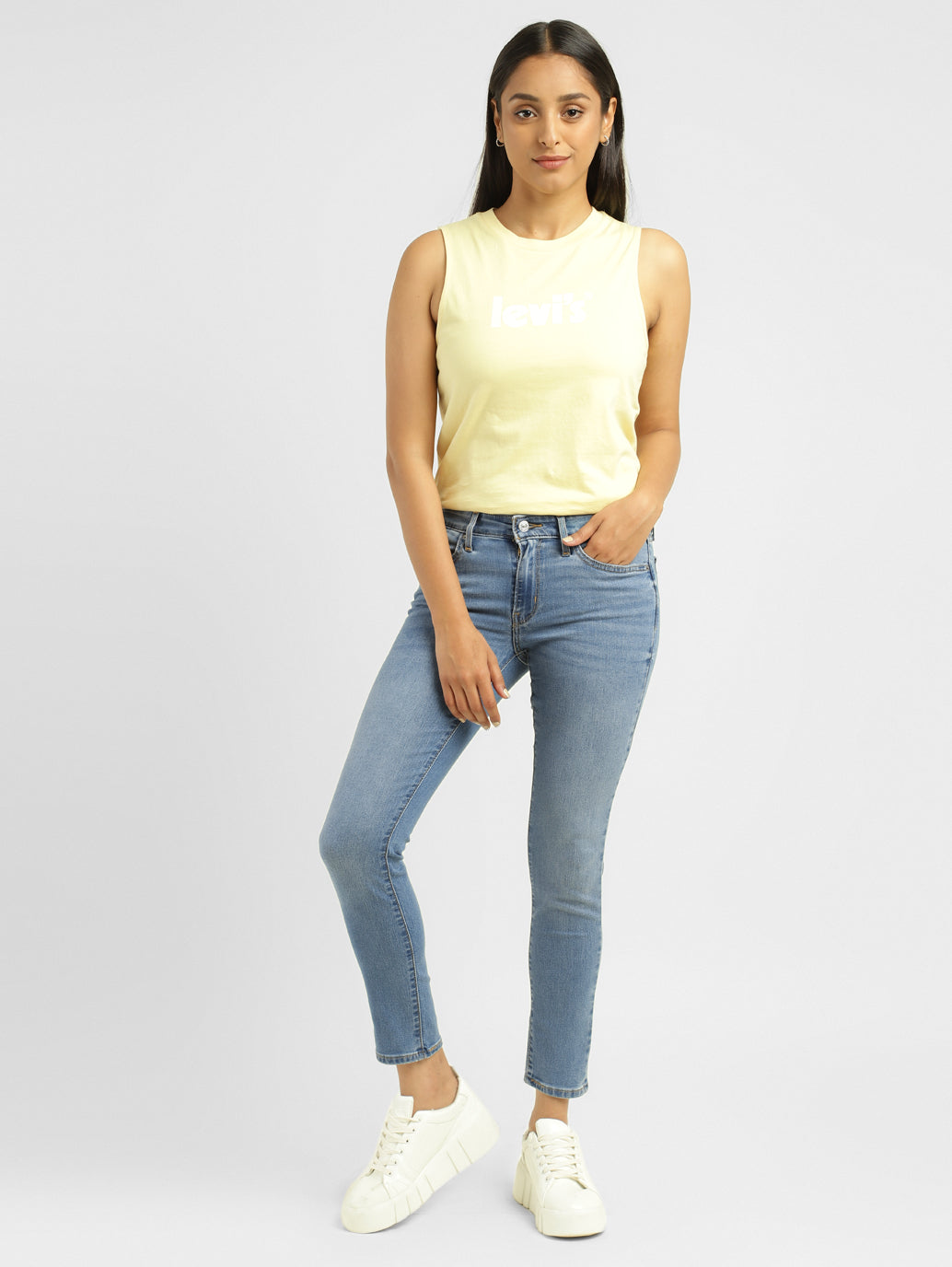 Women's Mid Rise 711 Skinny Fit Jeans