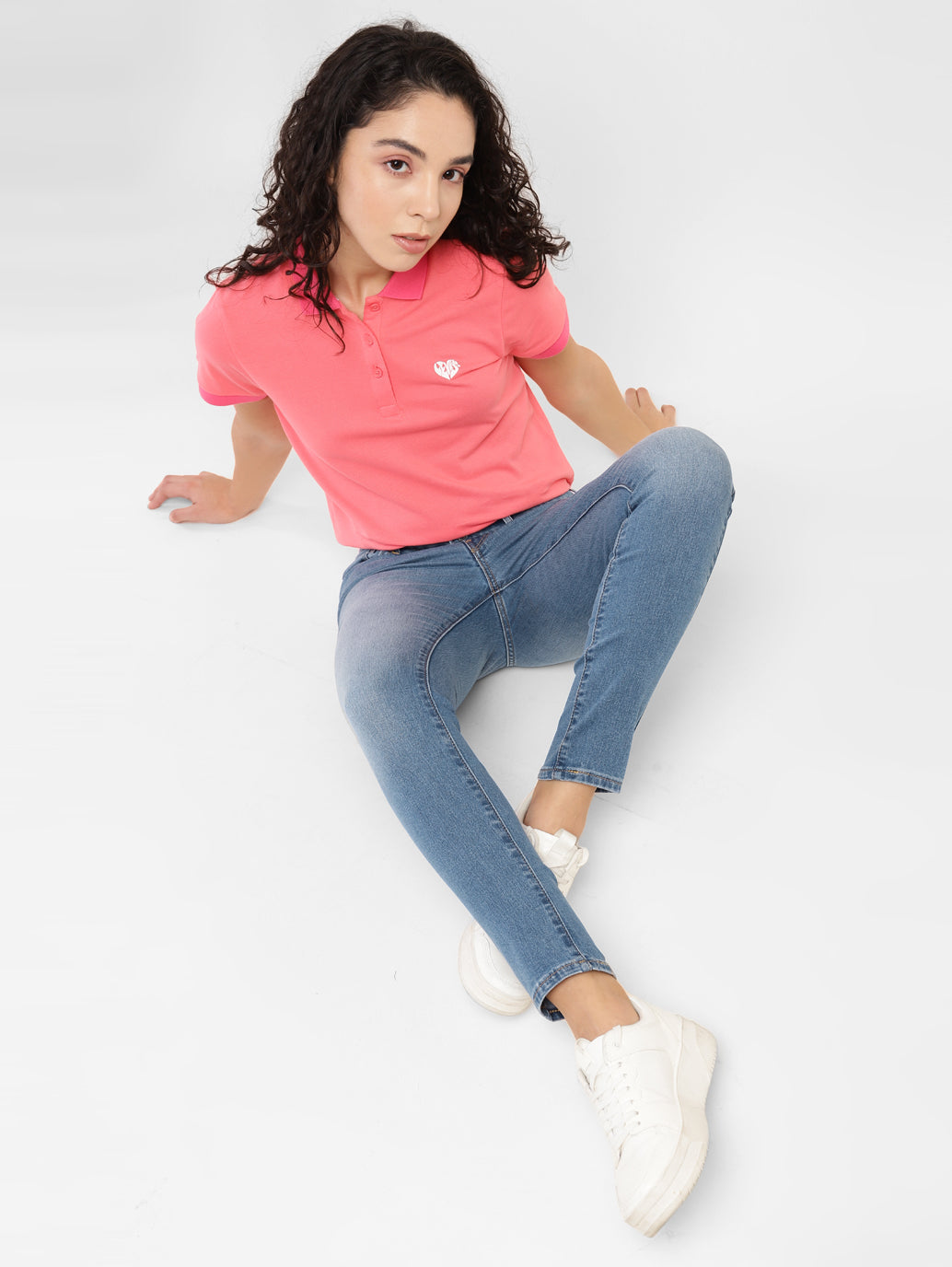 Women's 711 Blue Skinny Fit Mid Rise Jeans
