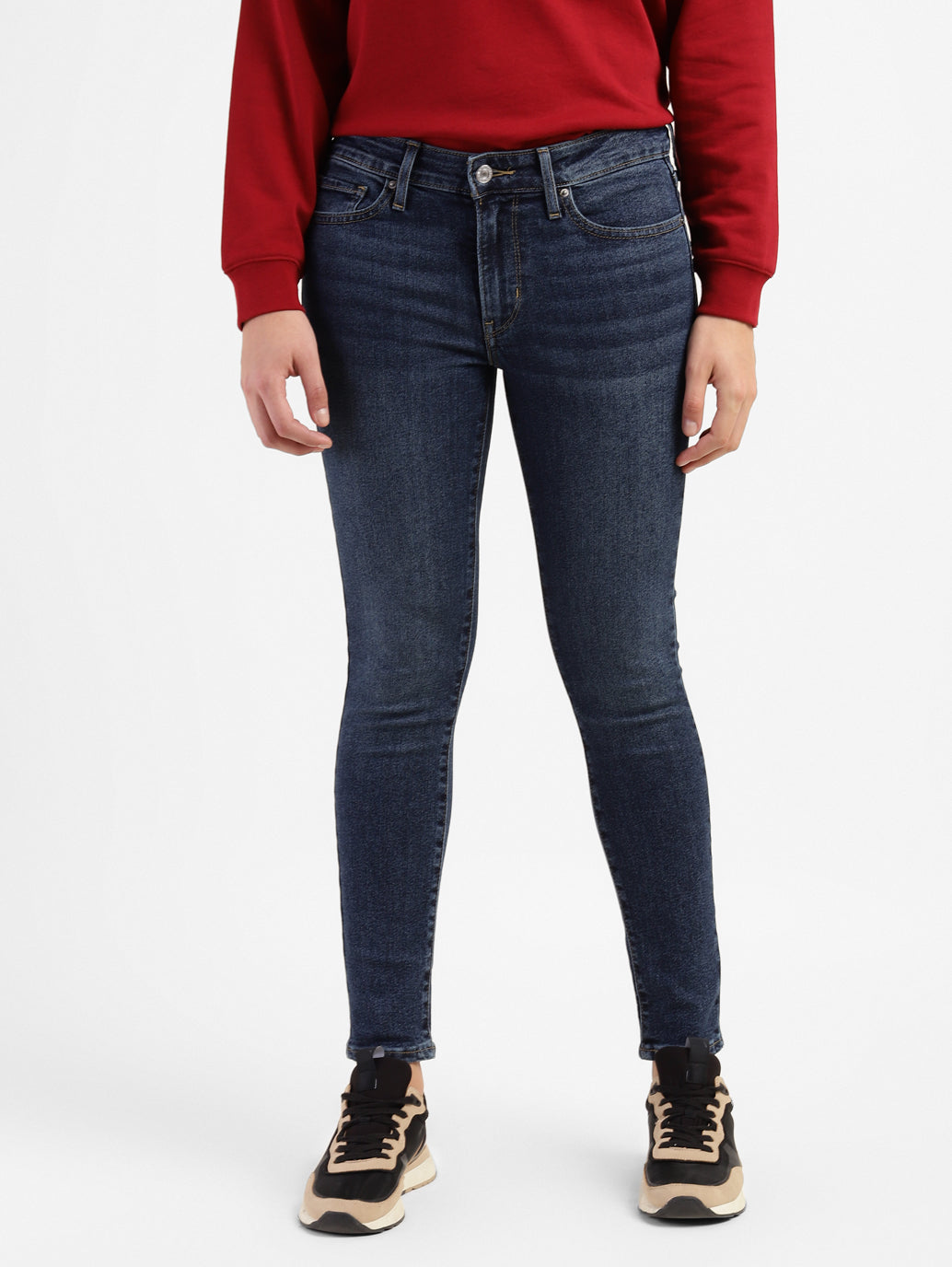 Women's Mid Rise 711 Skinny Fit Jeans