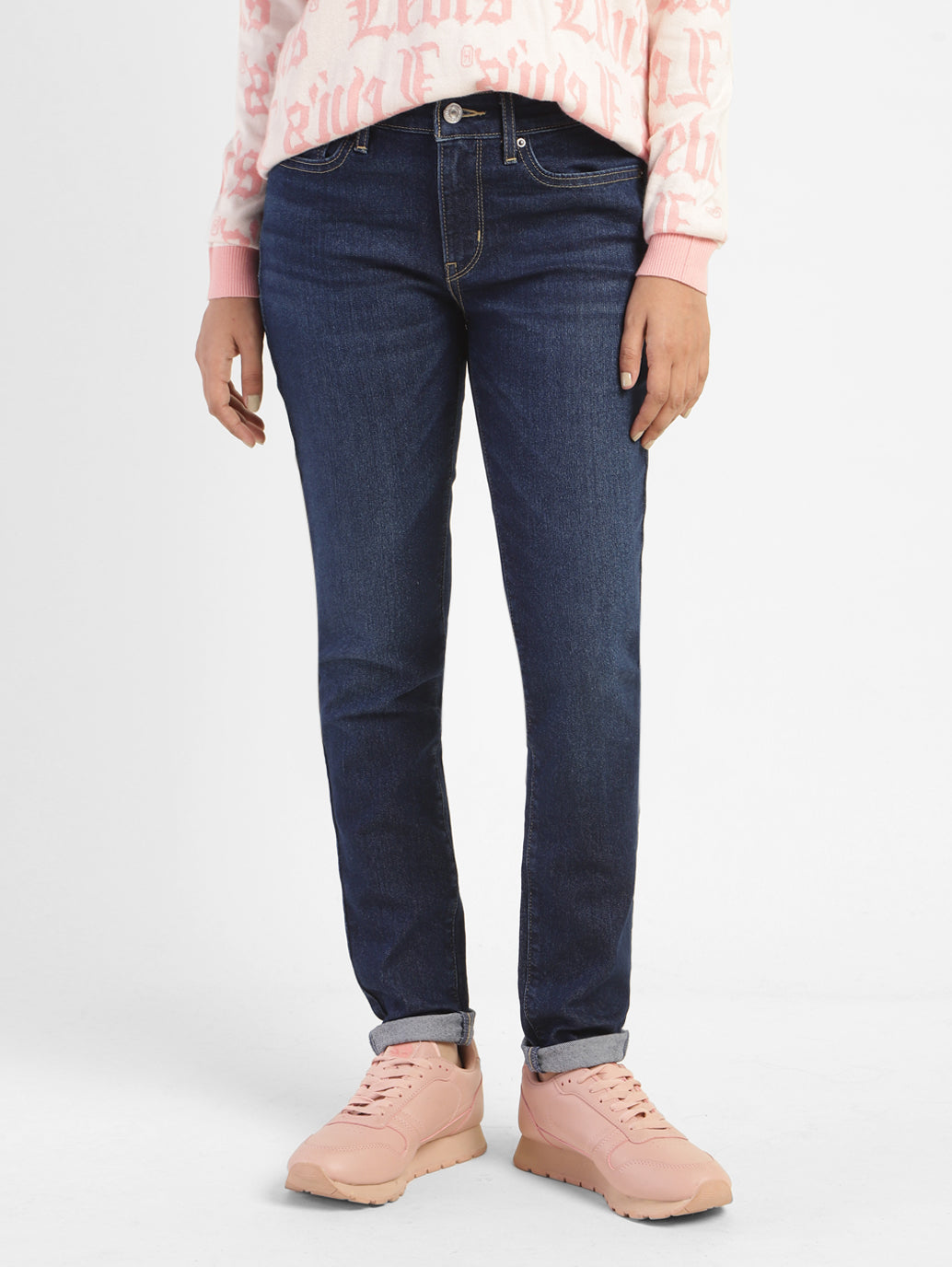 Women's Mid Rise 711 Skinny Fit Jeans