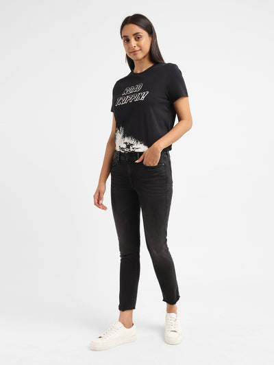 levi's Women's 711 Black Skinny Fit Mid Rise Jeans-picture-37