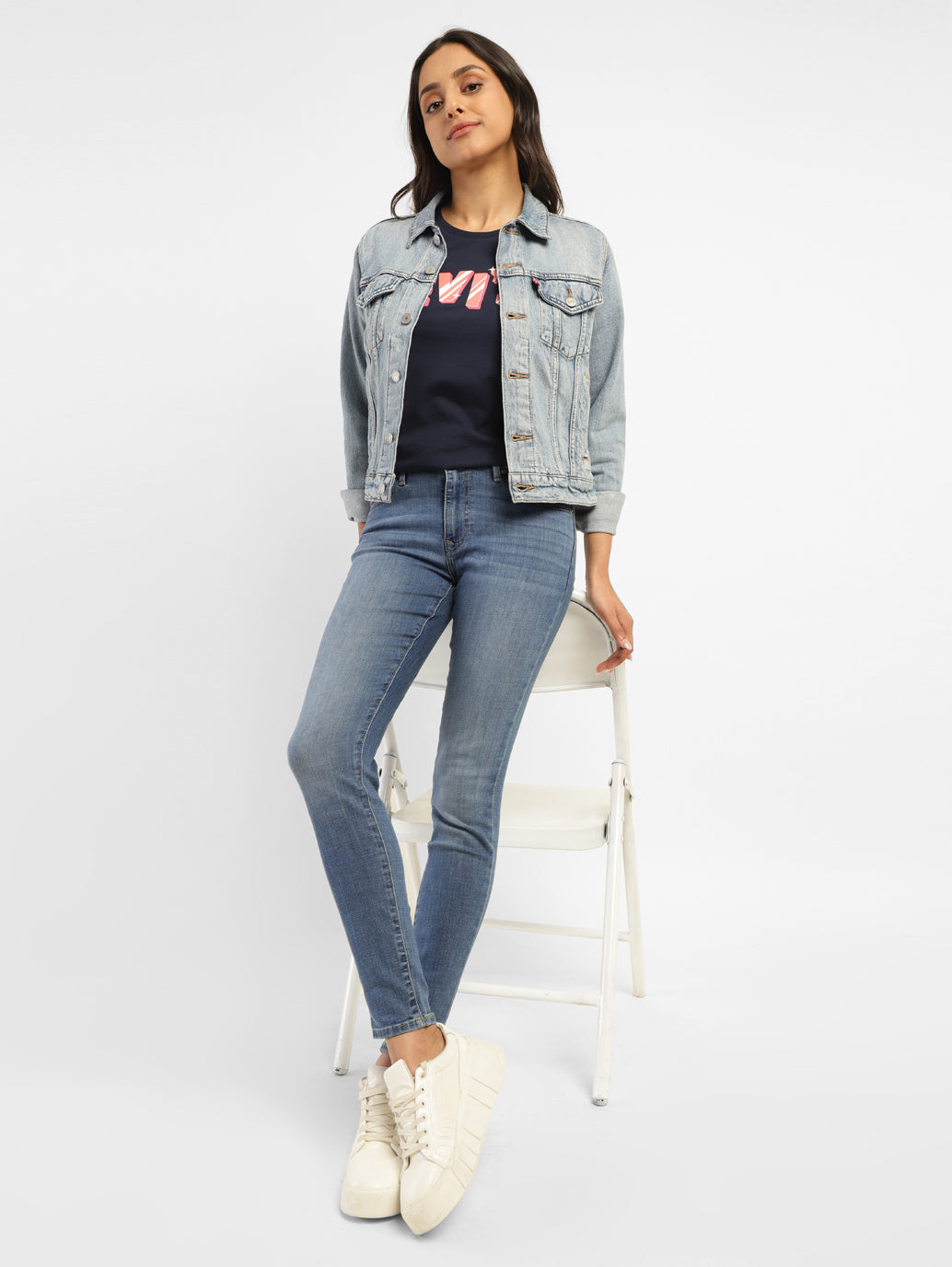 Women's Mid Rise 711 Skinny Fit Jeans