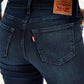 Women's 711 Navy Blue Skinny Fit Mid Rise Jeans - Detail View