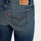 Women's 711 Blue Skinny Fit Mid Rise Jeans - d133f27a-e221-4f74-a5e6-4b03d532c61d View