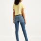 Women's Mid Rise 711 Skinny Blue Jeans