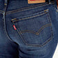 Women's 711 Navy Blue Skinny Fit Mid Rise Jeans - 11a922a8-29af-443e-873b-6a6079707436 View