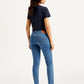 Women's Mid Rise 711 Blue Skinny Jeans