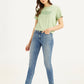 Women's 711 Blue Skinny Fit Mid Rise Jeans - Styleshot View