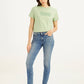 Women's 711 Blue Skinny Fit Mid Rise Jeans - Front View