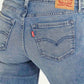 Women's 711 Blue Skinny Fit Mid Rise Jeans - dbb6be3e-ab5c-44de-9627-51e55a71ae6a View