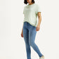 Women's 711 Med Indigo Skinny Fit Mid Rise Jeans - Styleshot View
