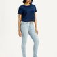 Women's 711 Light Indigo Skinny Fit Mid Rise Jeans - Side View