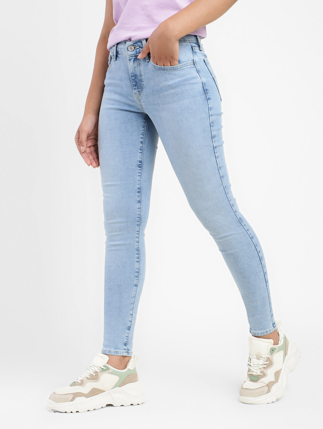 Women's Mid Rise 710 Super Skinny Jeans