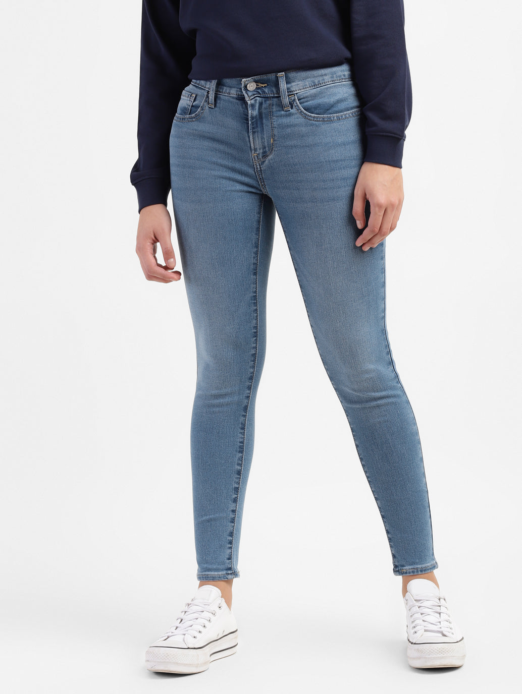 Women s Mid Rise 710 Super Skinny Jeans Levis India Store