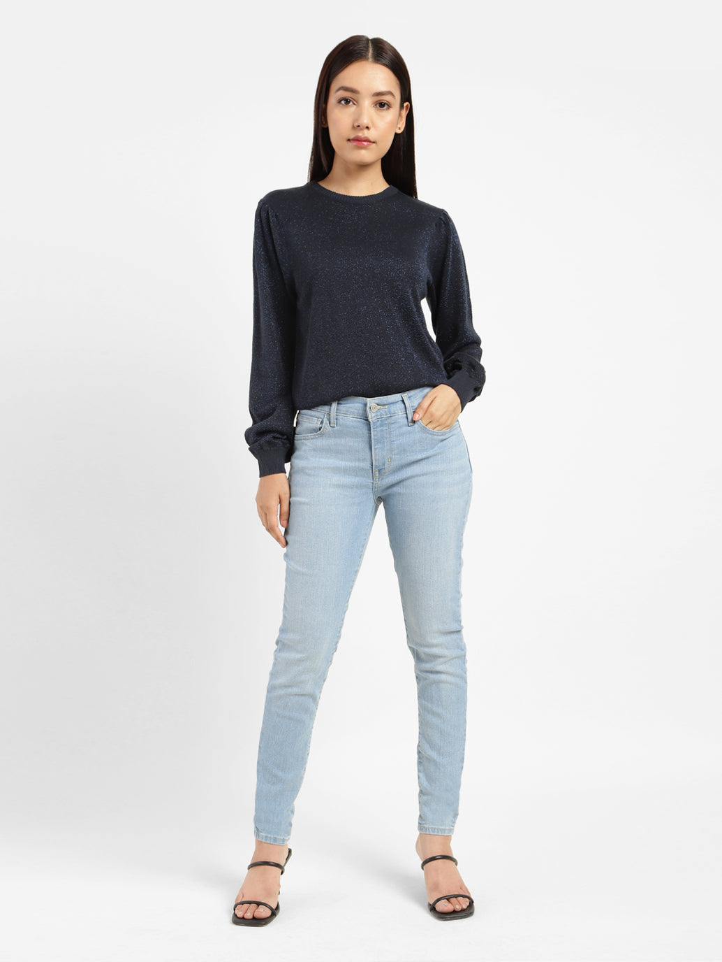 Women's Mid Rise 710 Super Skinny Jeans