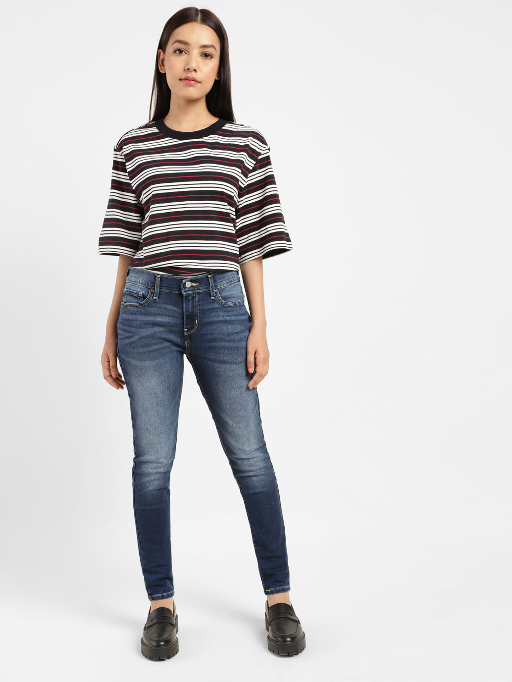 Women's Mid Rise 710 Super Skinny Jeans