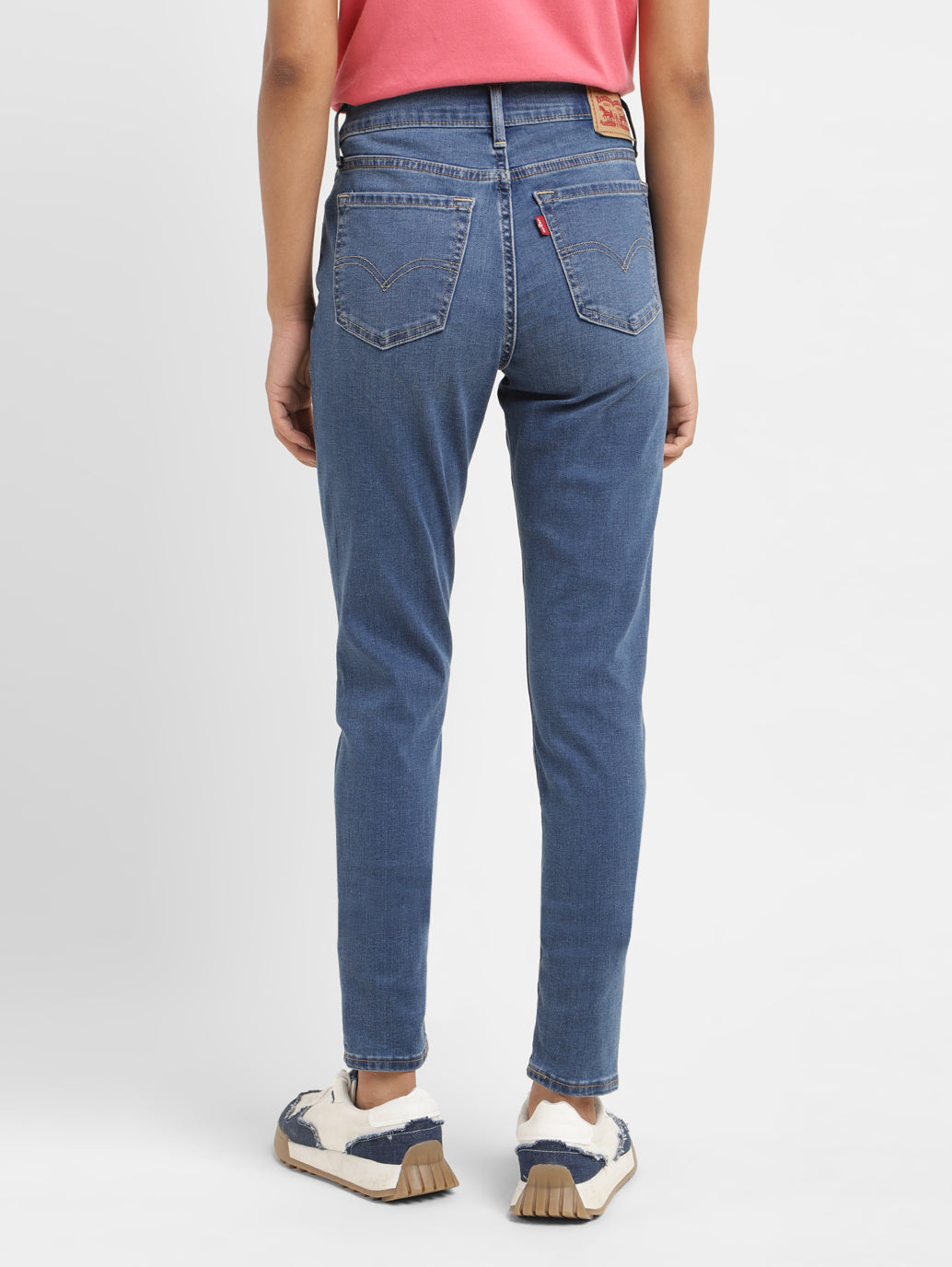 Women's 710 Indigo Skinny Fit Mid Rise Jeans - c6a3c580-e7cf-4993-af46-7451f01febcc View