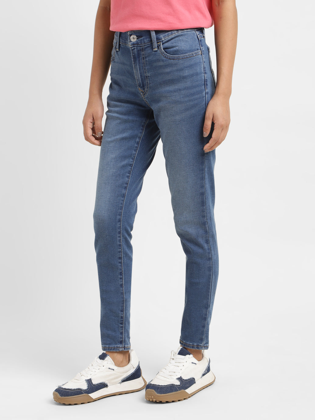 Women's 710 Indigo Skinny Fit Mid Rise Jeans - 208bdf81-6842-4db5-acdb-1eeb67050cf2 View