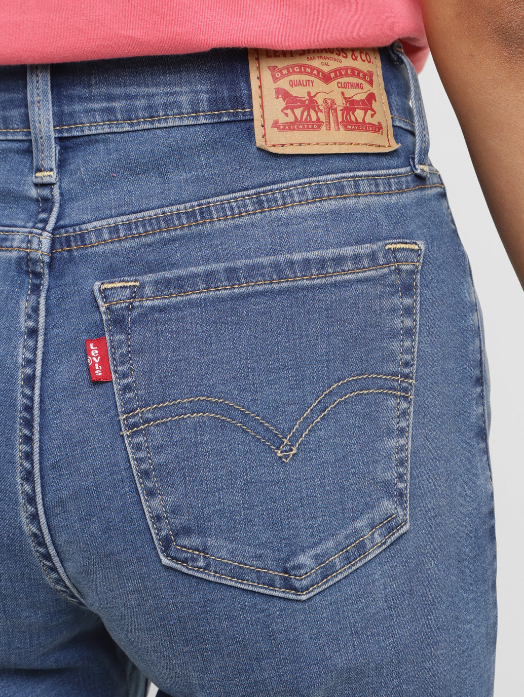 Women's 710 Indigo Skinny Fit Mid Rise Jeans - 8e311b5c-59a7-4911-9b6b-d82546994a70 View