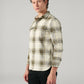 Men's Checkered Relaxed Fit Shirt - Side View