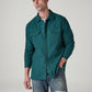 Men's Solid Relaxed Fit Flannel Shirt - 20 View